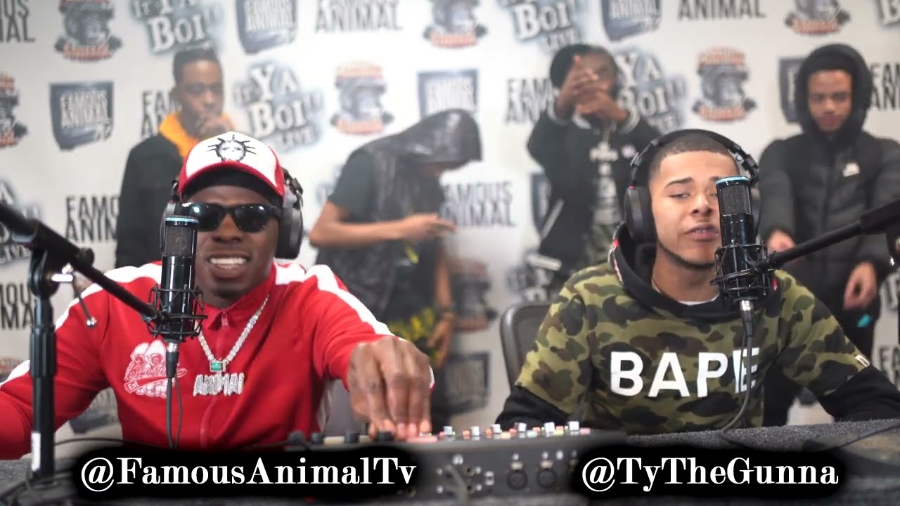 Ty The Gunna  Stops by Drops Hot Freestyle on Famous Animal Tv
