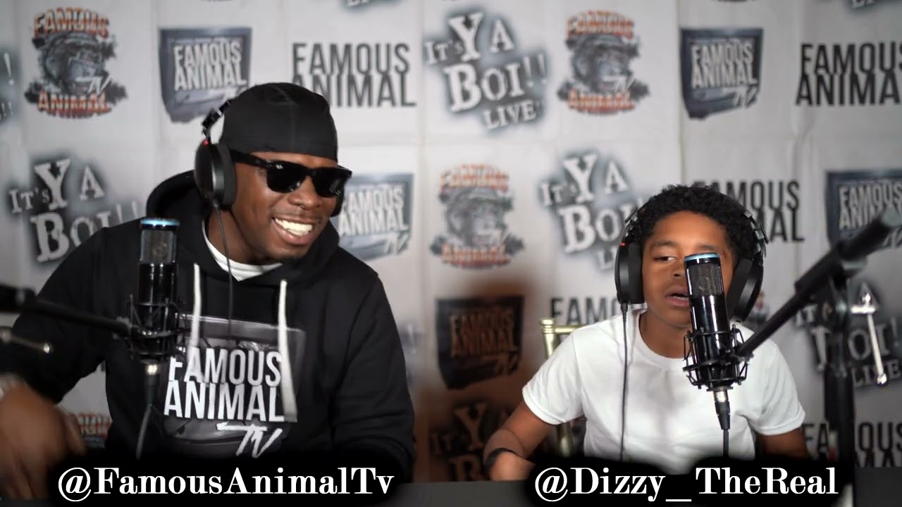 Dizzy Stops By Drops Hot Freestyle On Famous Animal Tv