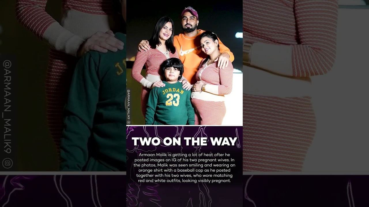 YouTuber Armaan Malik Reveals His 2 Wives Are Pregnant! #shorts