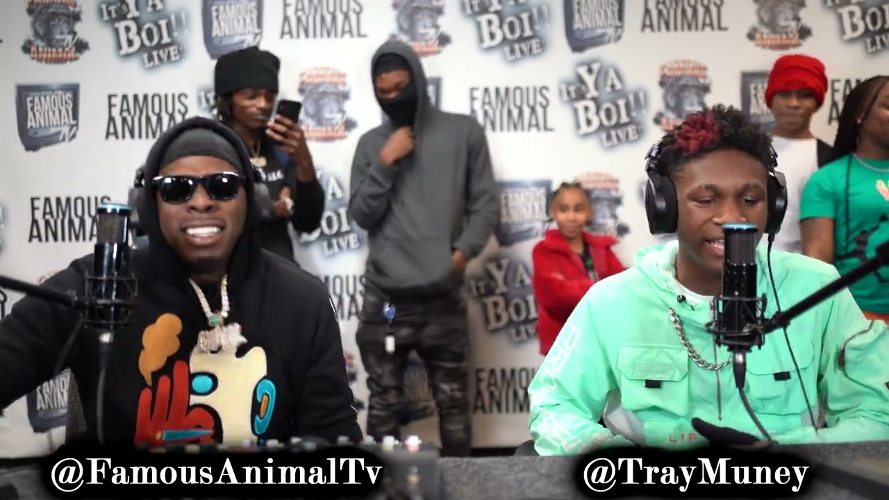 Tray Muney Stops By Drops Hot Freestyle On Famous Animal Tv