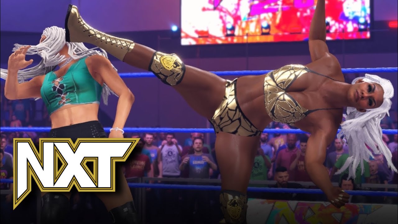 WWE 2K22 NXT JADE CARGILL VS B-FAB
