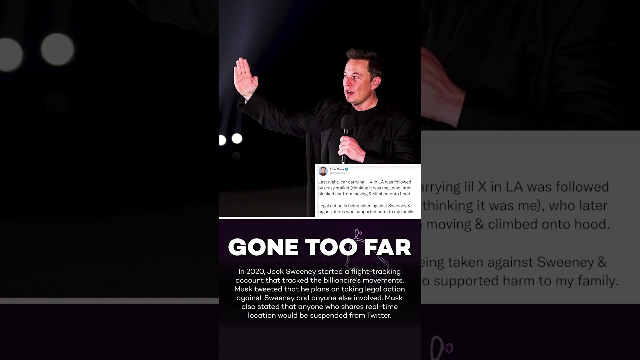 Elon Musk Says 'Crazy Stalker' Attacked His Car While Son Was Inside! #shorts
