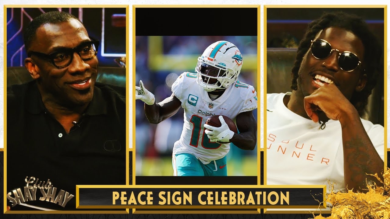 Tyreek Hill explains the peace sign TD celebration: ‘No one can catch me’ | Ep. 63 | CLUB SHAY SHAY