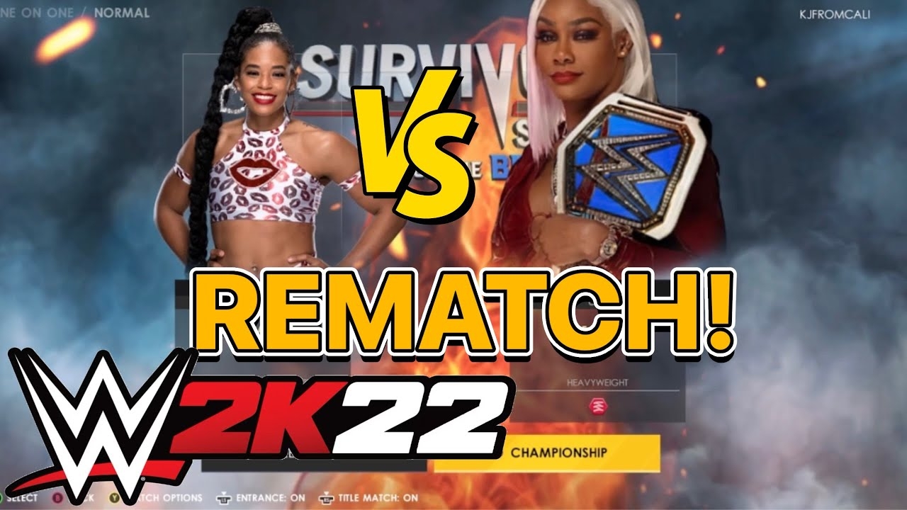 WWE 2K22: Bianca Belair Vs Jade Cargill Part 2 (Must Watch)