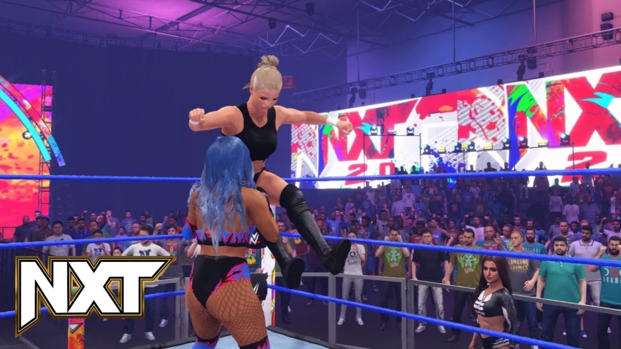 WWE 2K22 NXT IVY NILE W/TATUM PAXLEY VS KIERA HOGAN W/JADE CARGILL & RED VELVET