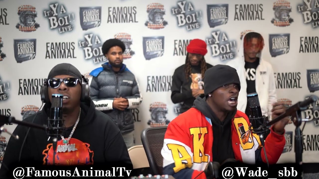 Wade Stops By Drops Hot Freestyle On Famous Animal Tv