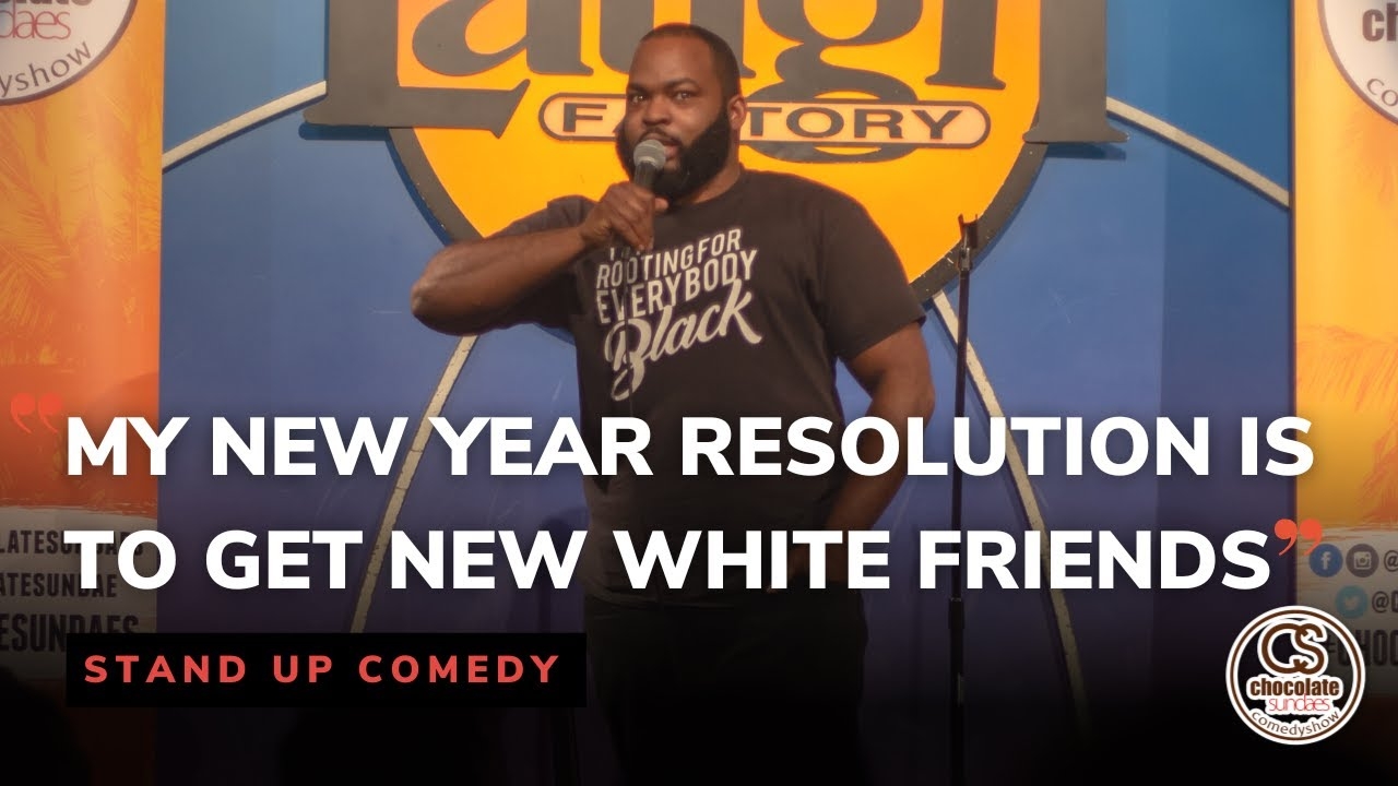 My New Year Resolution is to Get New White Friends - Comedian Isiah Kelly