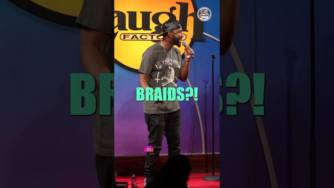 Grown Men Shouldn't Have Fuzzy Braids - James Davis #shorts #comedy #braids