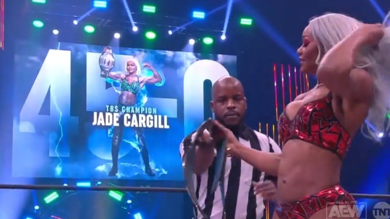 Jade Cargill Vs Vertvixen #aew #aewdynamite #aewrampage