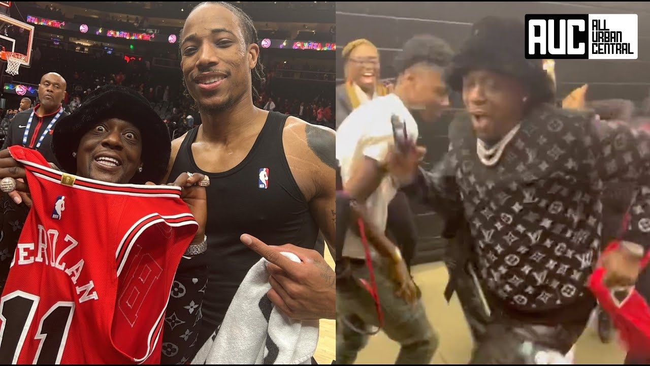 Boosie Goes Crazy After Demar DeRozen Gives Him Signed Jersey Off His Back