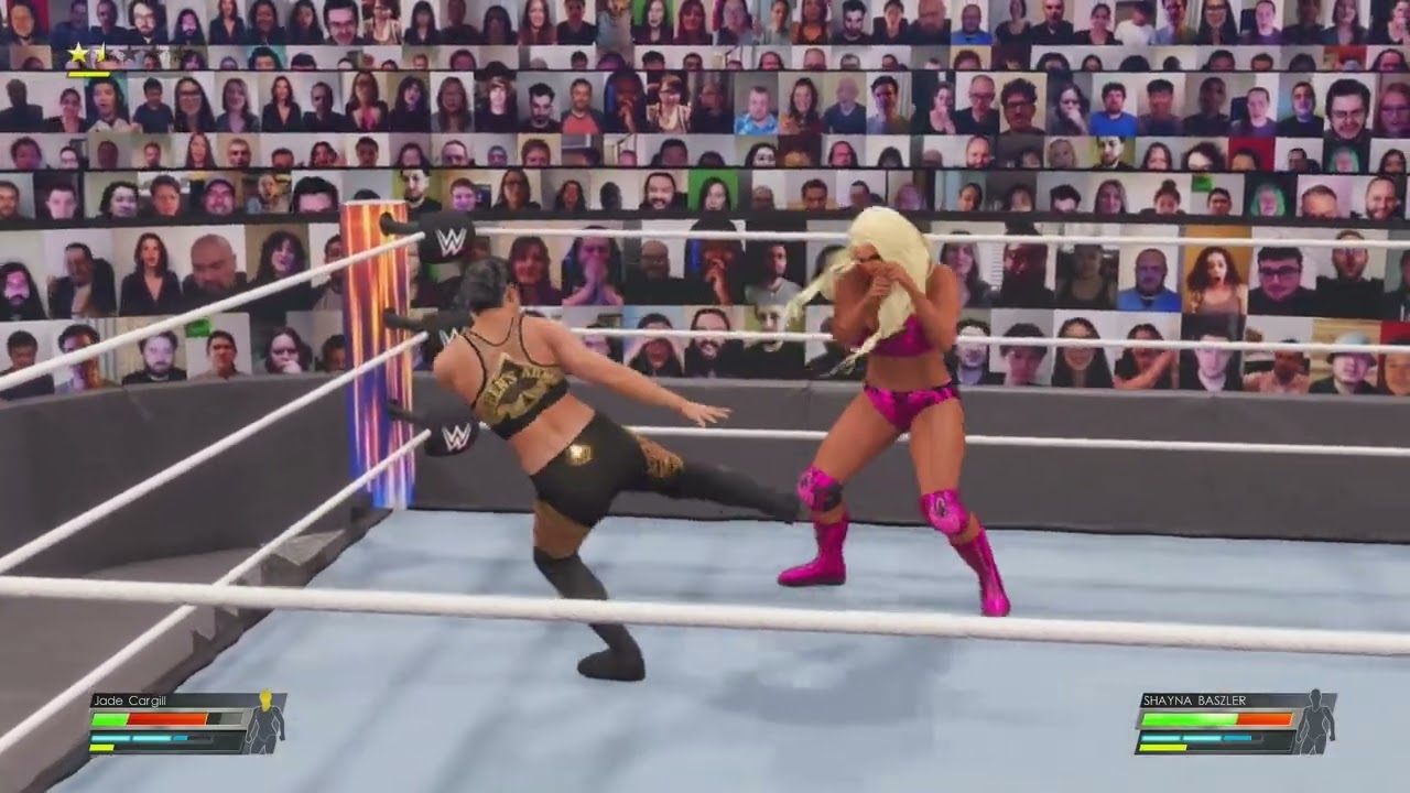 WWE 2K22 Jade Cargill Vs Shayna Baszler Extreme Rules Match