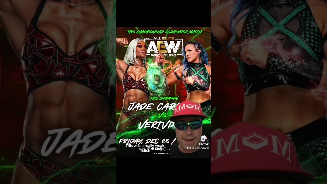 AEW Rampage 12/23/22 Review! Jade Cargill vs. Vertvixen! #shorts