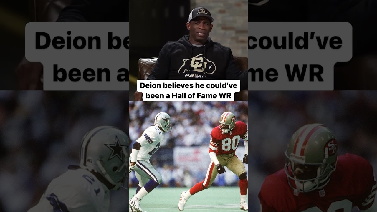 Deion Sanders believes he could’ve been a Hall of Fame WR | CLUB SHAY SHAY | #shorts