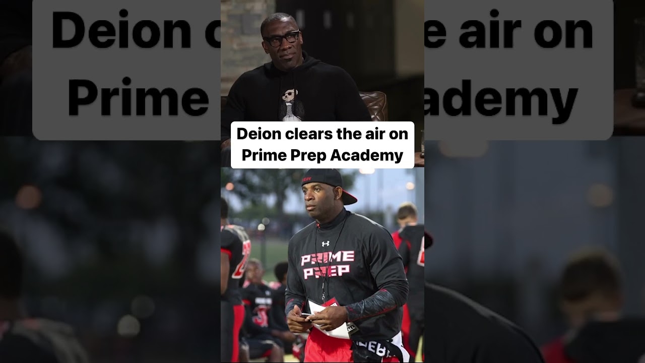 Deion Sanders clears the air on Prime Prep Academy | CLUB SHAY SHAY | #shorts