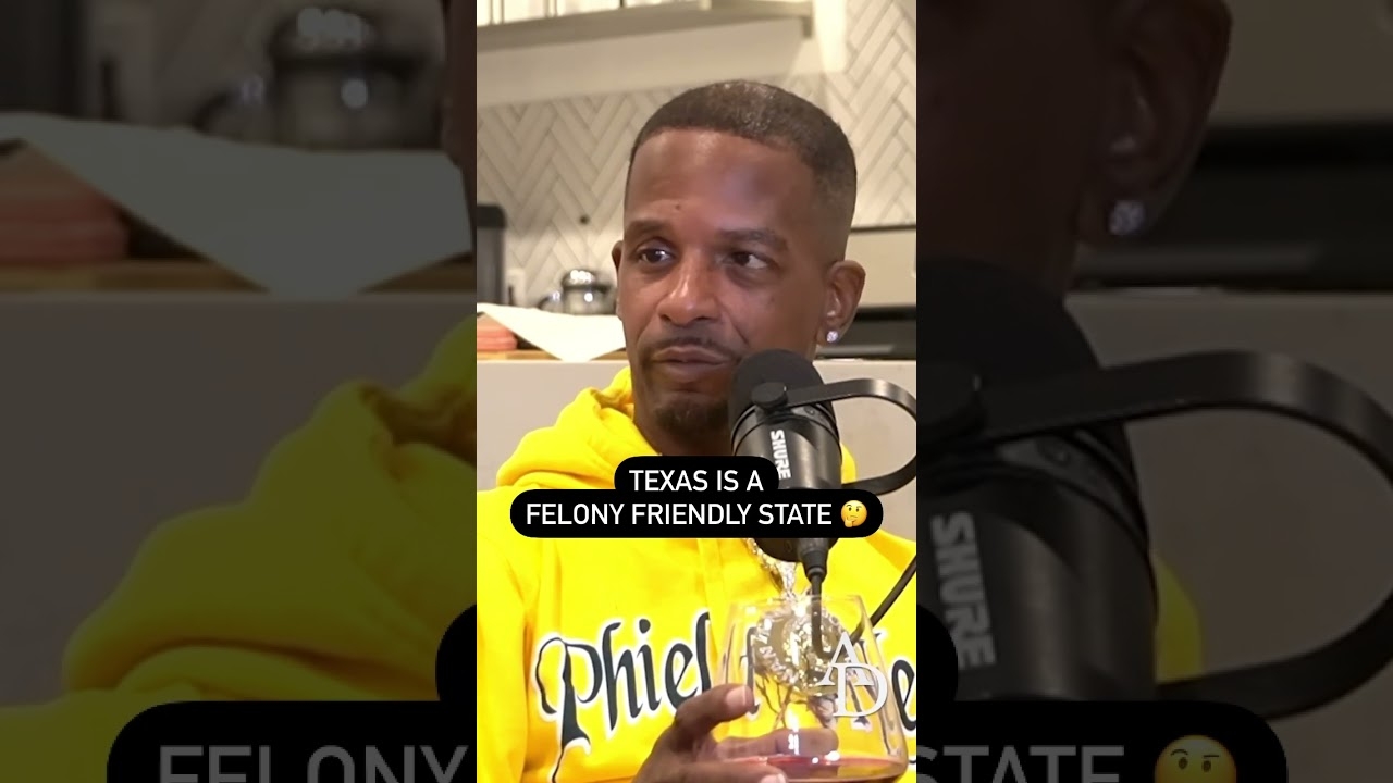 CHARLESTON WHITE SAYS NO REASON NOT TO HAVE A JOB, TEXAS IS A FELONY FRIENDLY STATE