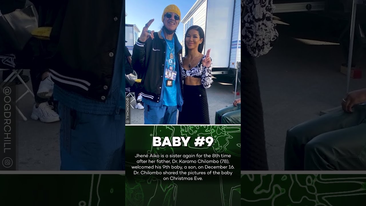 Jhene Aiko’s 78-Year-Old Father Welcomes Ninth Child! #shorts