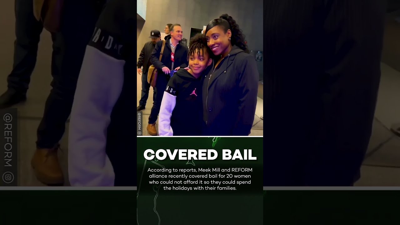Meek Mill Pays Bail for 20 Women Incarcerated in Philly! #shorts