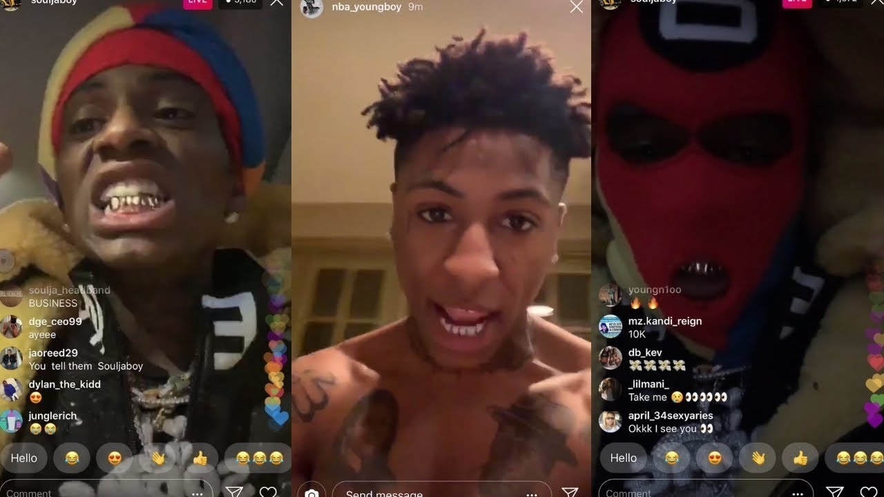 Soulja Boy gets at NBA Youngboy for Painting his nails and saying 'Stop The Violence' -Yall TOO Soft