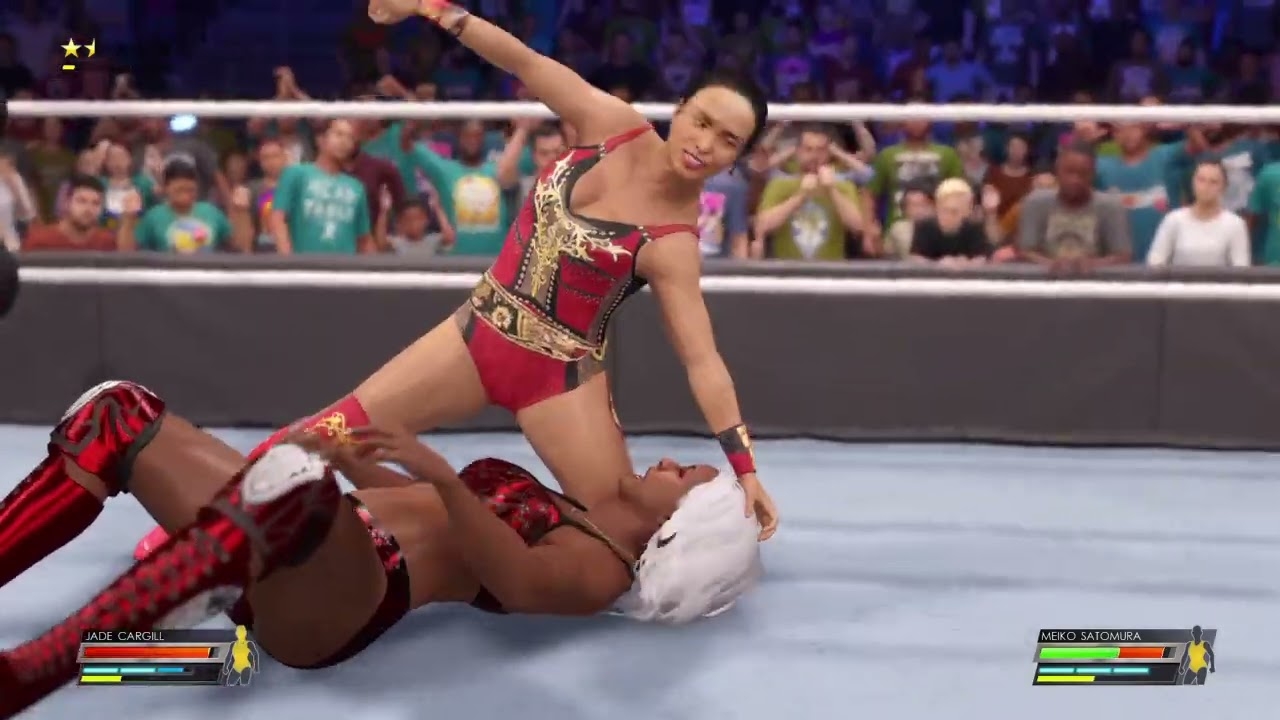 WWE2K22 EC JADE CARGILL VS MEIKO SATOMURA