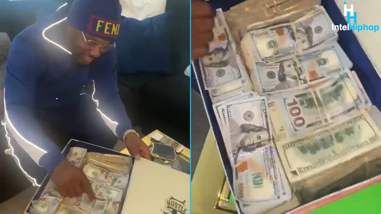 Camron Homie Gives him a shoe box full of cash to show his appreciation for making him a millionaire