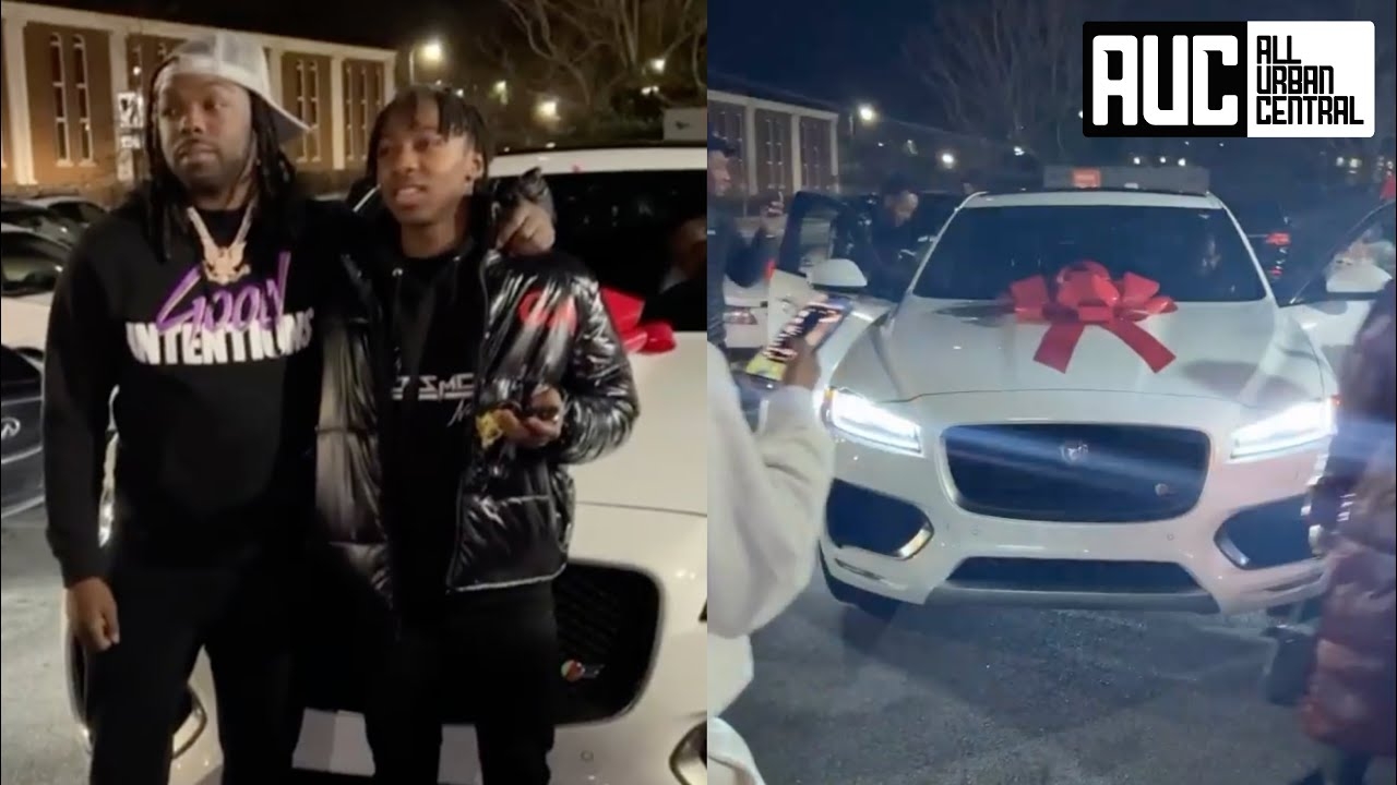 Young Scooter Blesses His Son With A New Jaguar On His Birthday