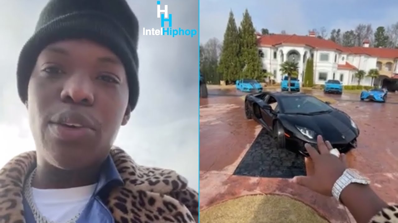 “GTA living” Yung Bleu Rearranges his fleet of cars after taking delivery of new Lamborghini