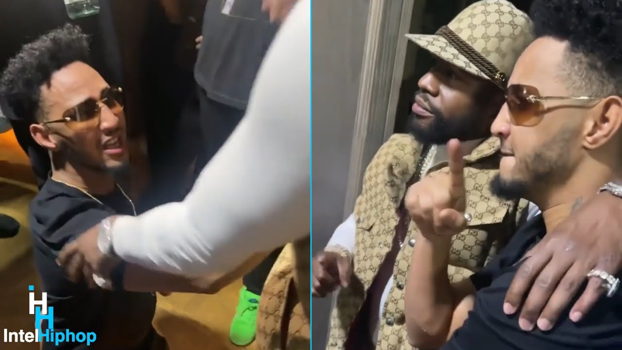 Floyd Mayweather helps starstruck fan off the ground after passing out during meet & greet