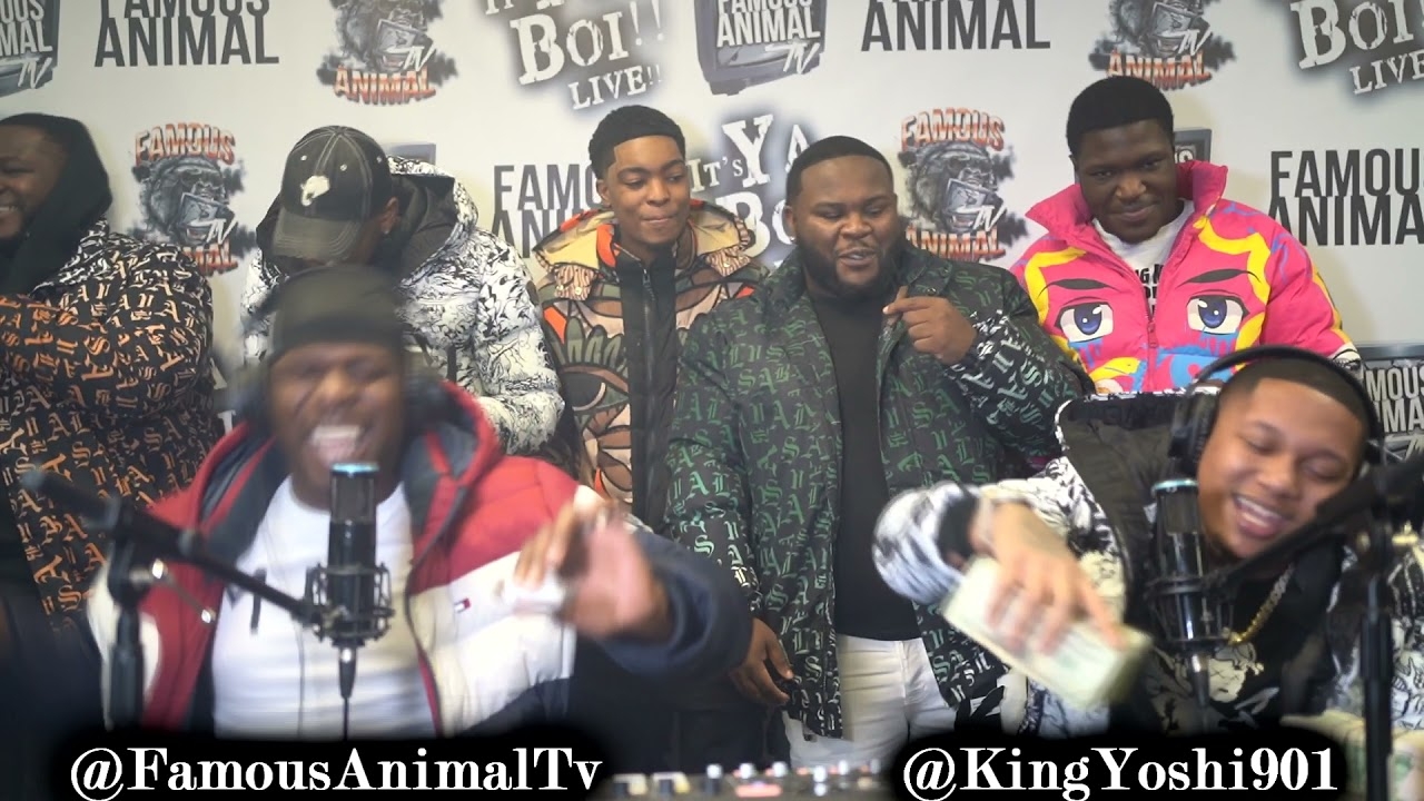 Memphis Rapper King Yoshi Stops by Hits Hot Freestyle on Famous Animal Tv