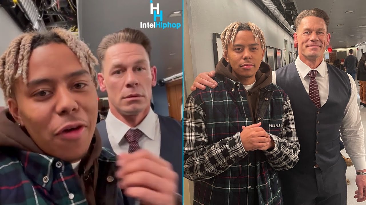 Cordae runs into John Cena backstage before his Appearance￼ on Jimmy Fallon