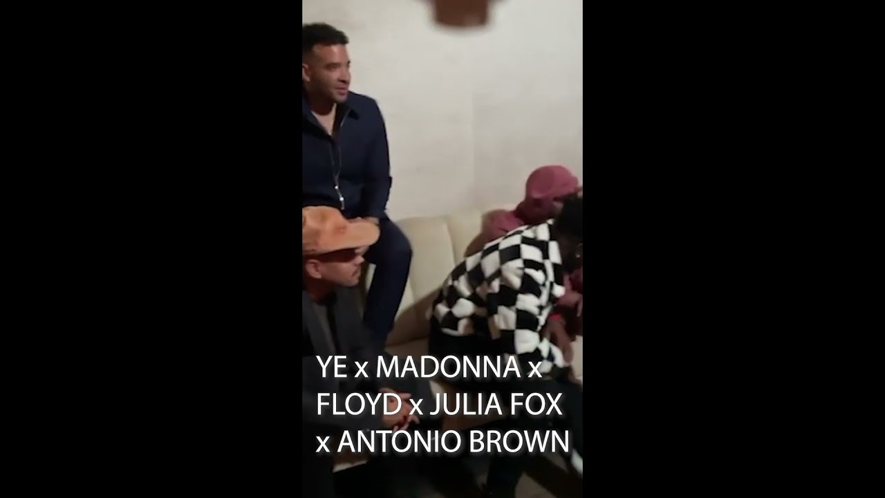 Kanye, Madonna & Floyd Mayweather Vibing To Drake "Come Thru" In Studio