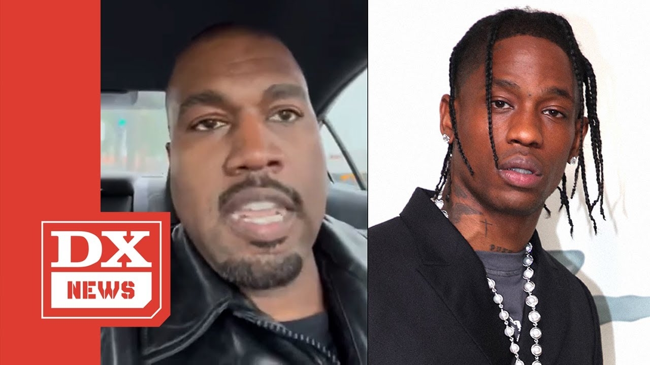 Kanye West Got Address To Daughter’s Bday Party From Travis Scott After Being Left Out