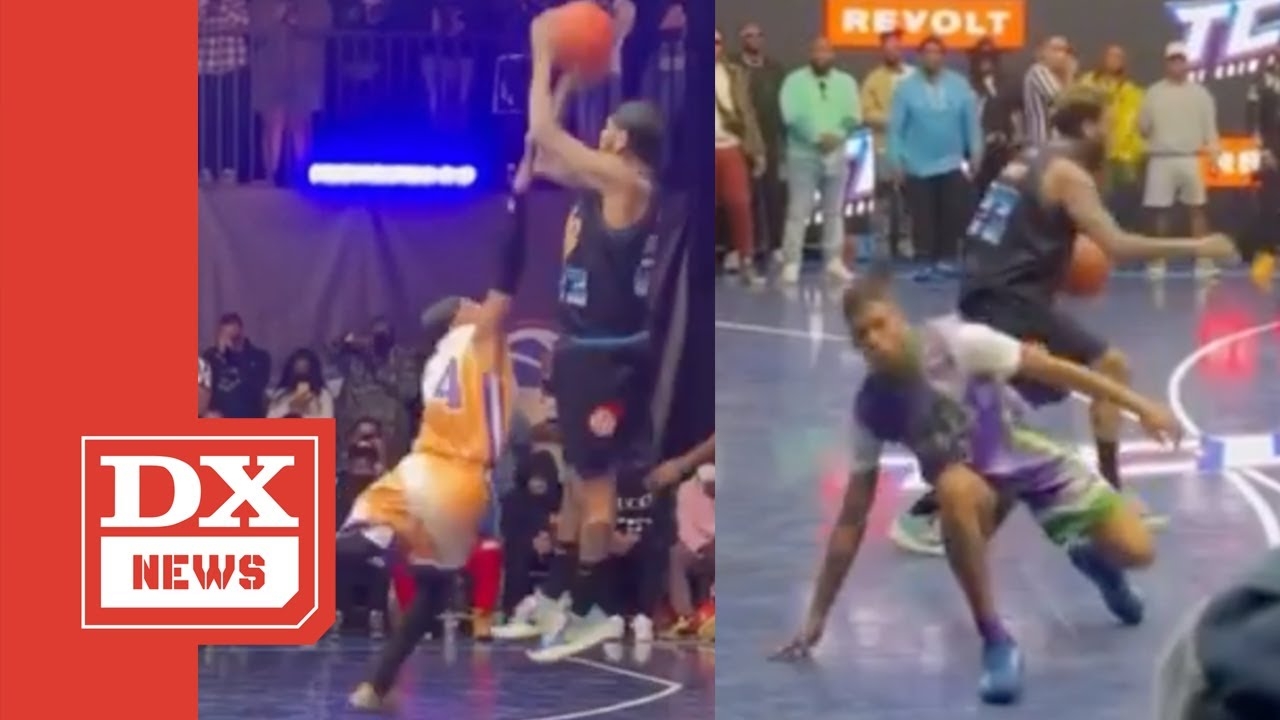 Chris Brown Embarrasses NLE Choppa & YK Osiris On Basketball Court