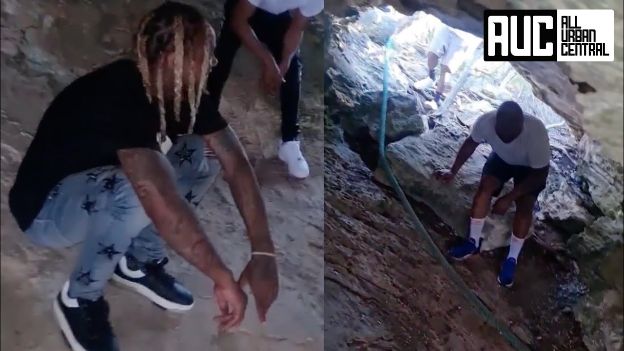 Lil Durk Goes Cave Exploring In Turks And Caicos