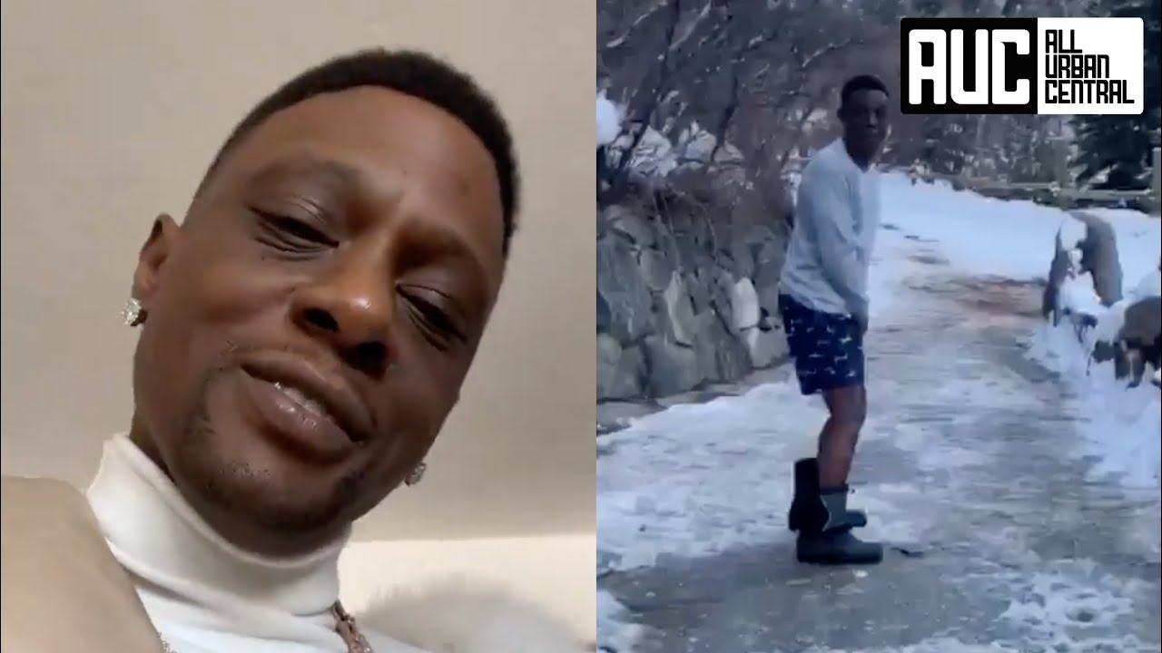 Boosie Tweaking After Smokin Bad Zaza In The Mountains