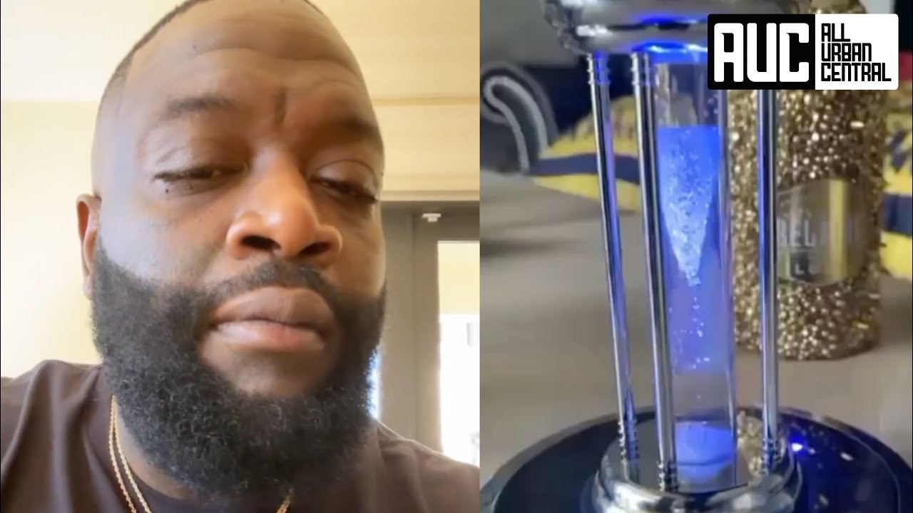Rick Ross Gets A Diamond Hour Glass From Jacob The Jeweler