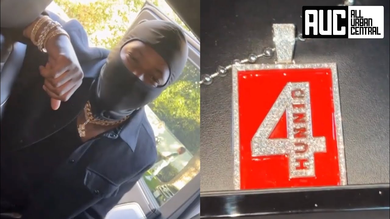 YG Pulls Up On Moneybagg Yo Blesses Him With A 4Hunnid Diamond Chain
