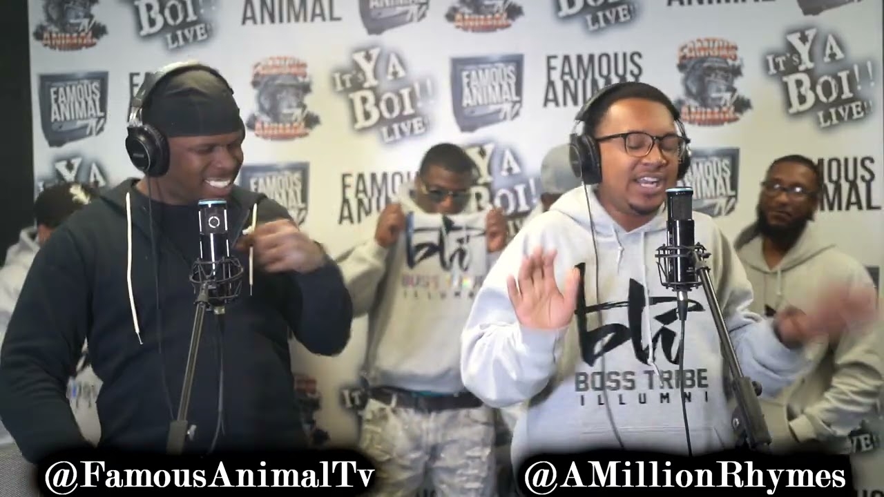 Mississippi Rapper A'Million Rhymes Stops by Drops Hot Freestyle on Famous Animal Tv