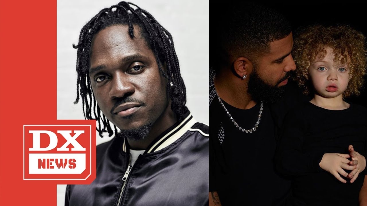 Drake quotes Pusha T Line While Spending Time With Son Adonis