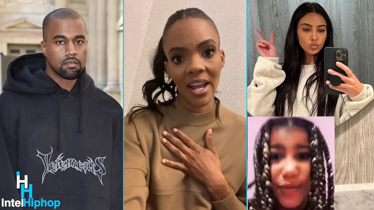 Candace Owens Reacts to Kanye West blasting Kim Kardashian for allowing their daughter on Tik Tok