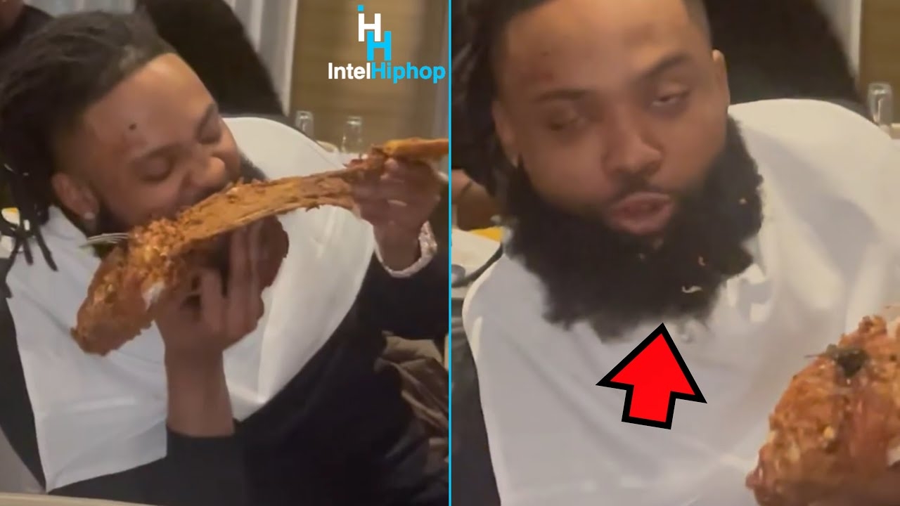 Sada Baby devours a huge fish he paid $2400 dollars for gets crumps on his beard!