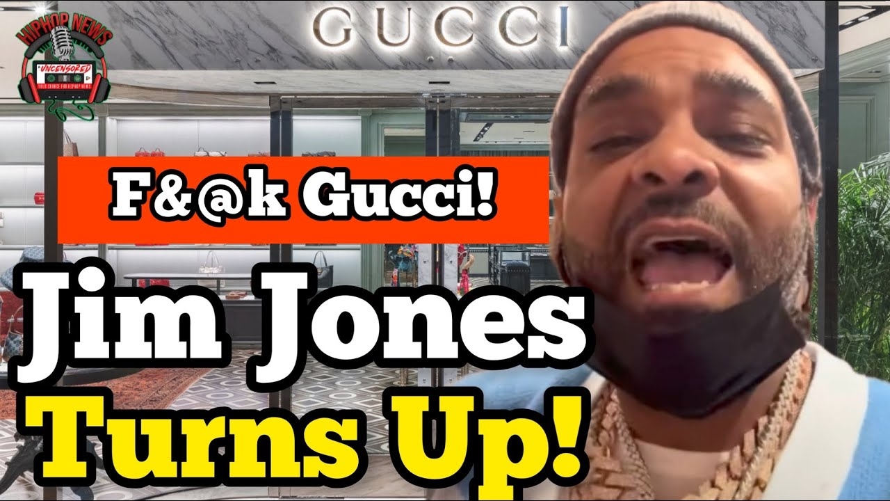 Video Released Of Jim Jones Rasing Hell At The Gucci Store!