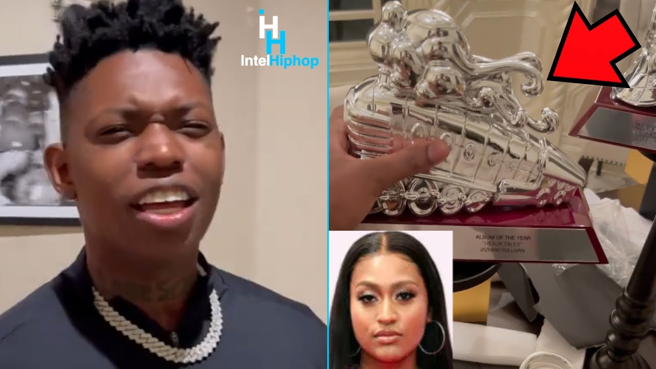 “Get this right” Yung Bleu confused why B.E.T sent him 2 of Jazmine Sullivan soul Train awards!