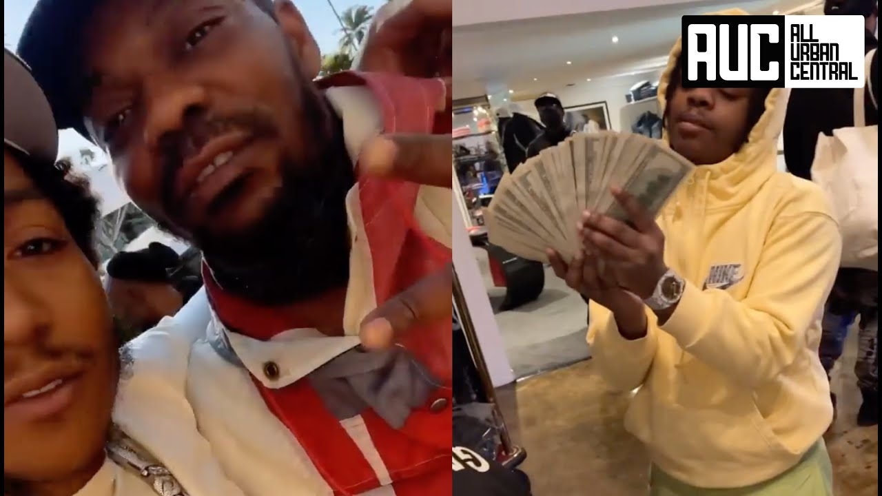 BMF Lil Meech Pulls Up On Beanie Sigel And 42 Dugg In Detroit Wants To Shoot Dice