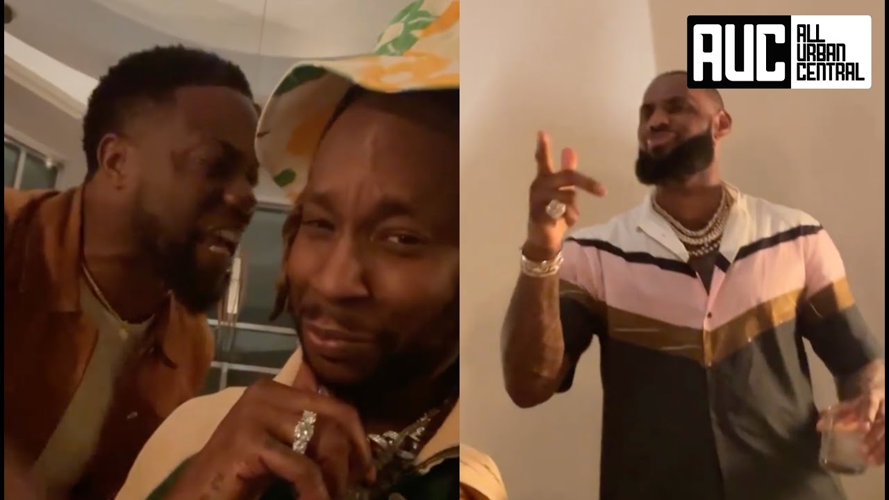 Kevin Hart Gets Drunk And Tries To Freestyle For Lebron & 2 Chainz