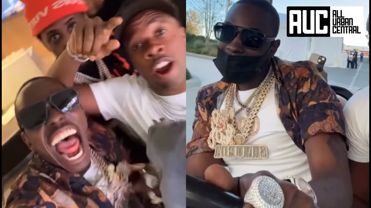 Bobby Smurda Pulls Up On 42 Dugg & Yo Gotti Steals Golf Cart At Arena