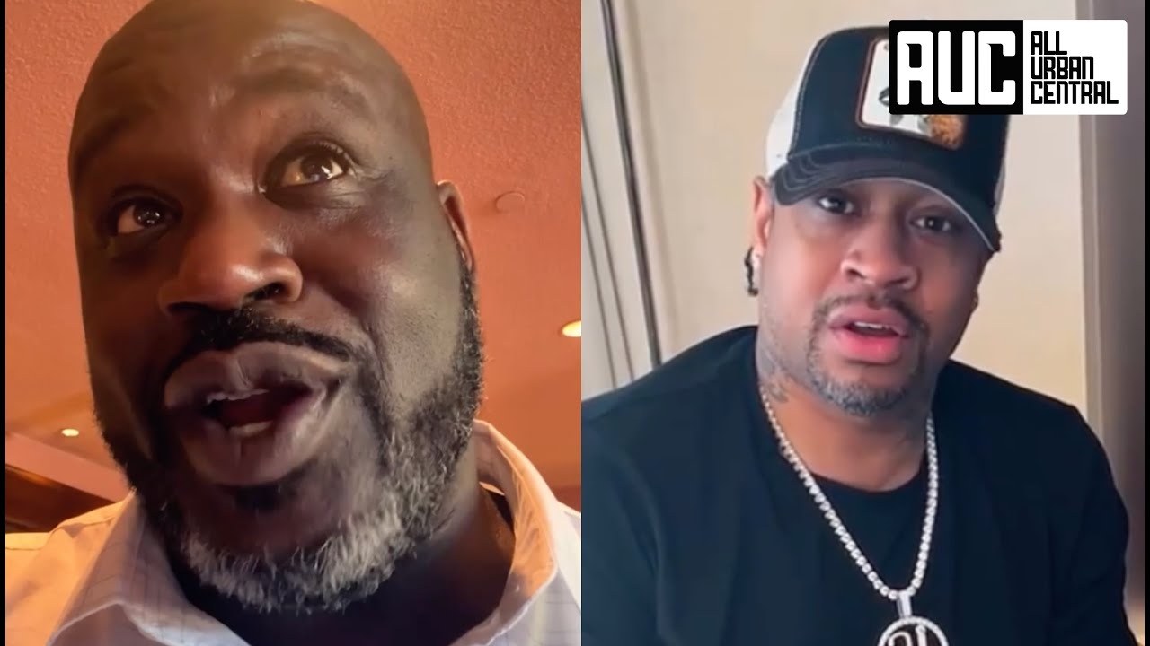 Shaq Steals Allen Iverson's Phone Throws Shade At His NBA Career