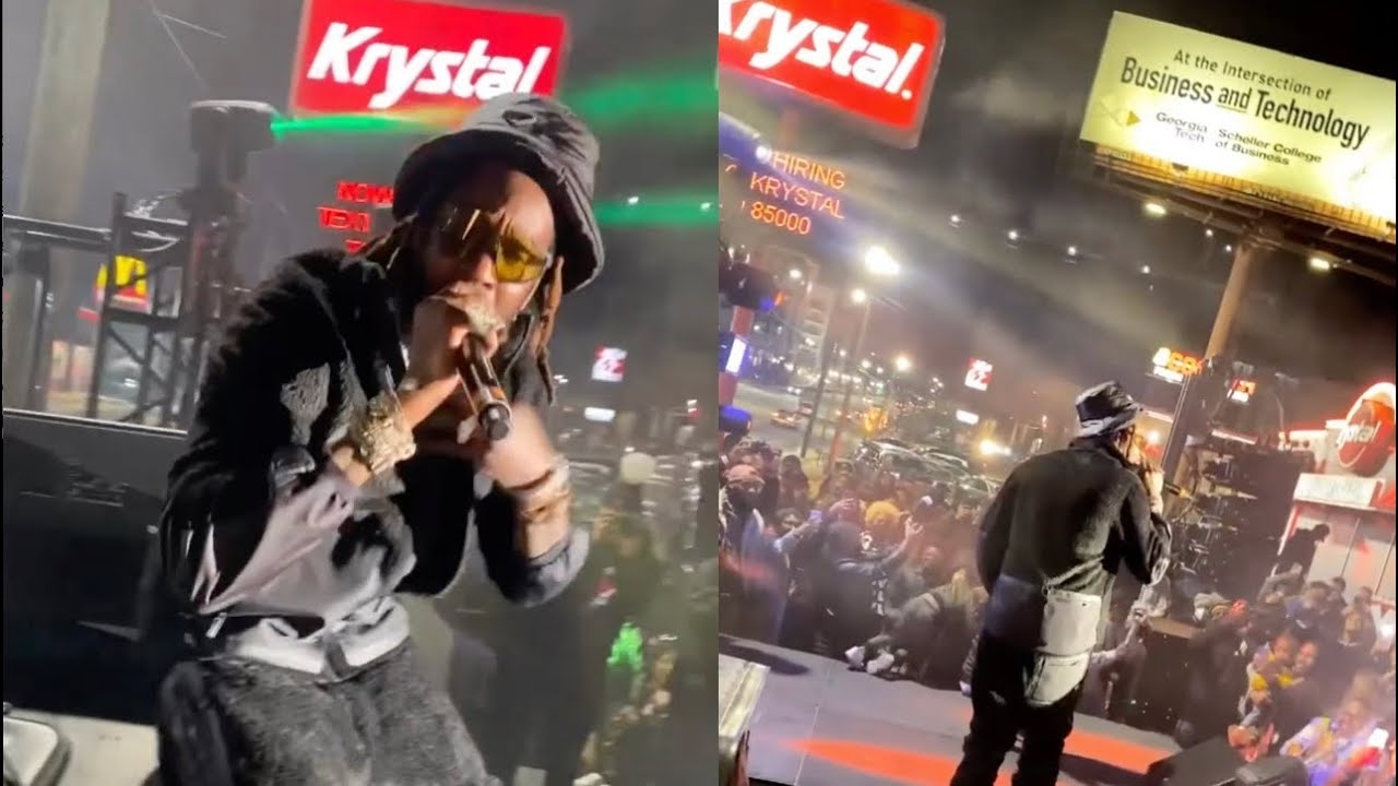“Chick fil A We Want Smoke!” 2Chainz Takes Over Krystal Parking Lot Hired Head Of Marketing