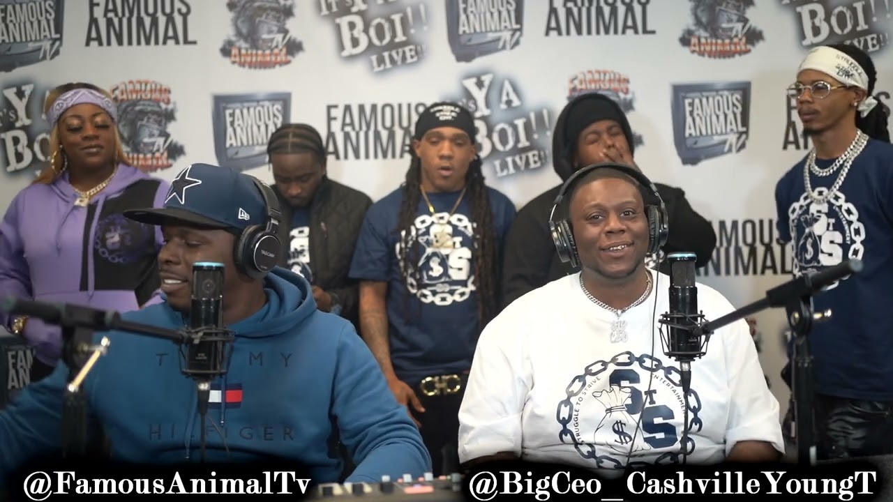 Nashville Rapper Cashville Young T Stops by Drops Hot Freestyle on Famous Animal Tv