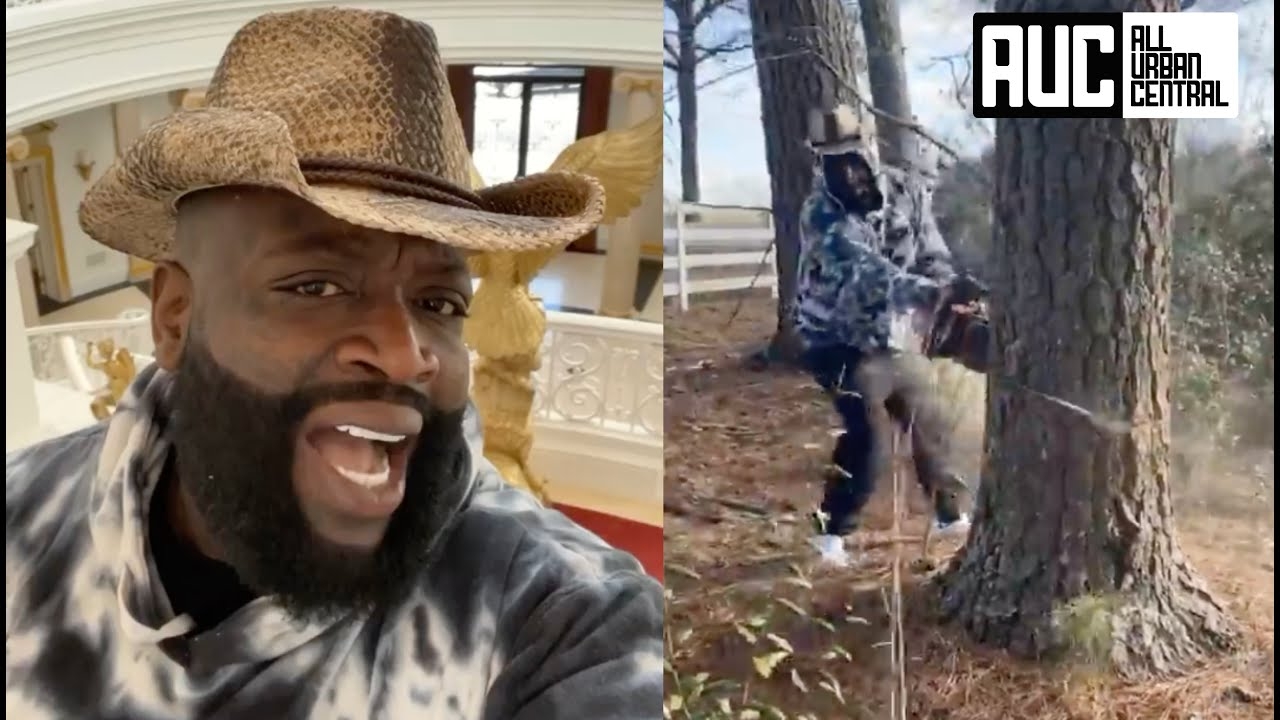 Rick Ross Pissed They Tried Charging $10K To Cut His Trees So He Did It Himself