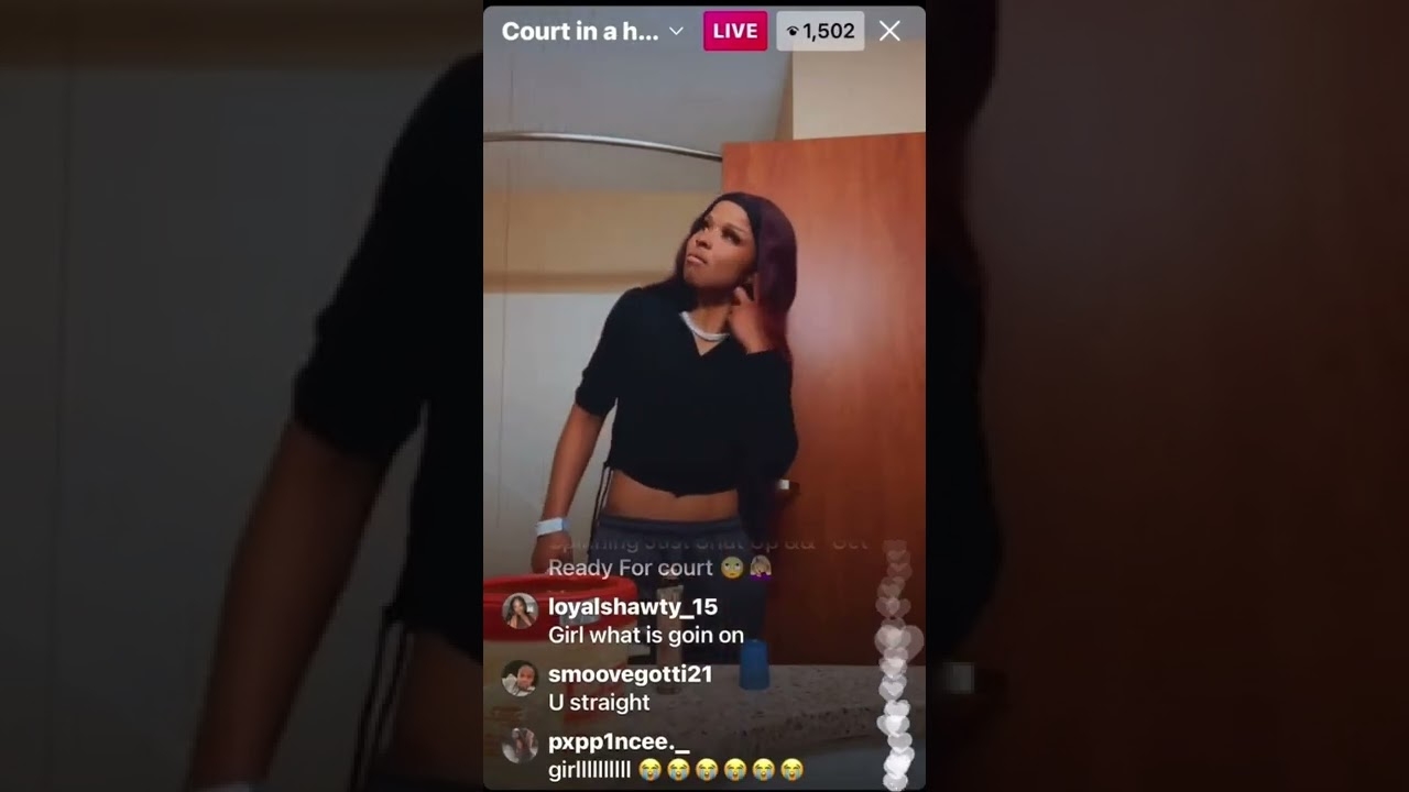Chriseanrock getting ready for court this afternoon (she already had court @1:30 pm CST